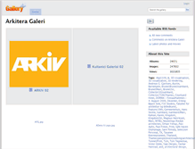 Tablet Screenshot of galeri3.arkitera.com